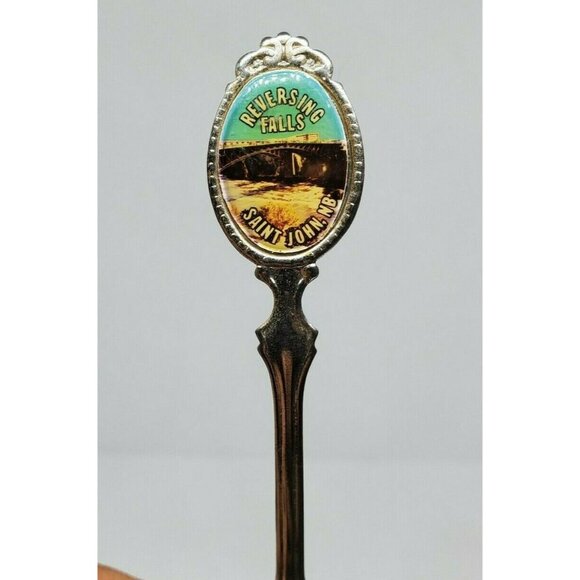 Reversing Falls Saint John NB Mini Collectible Spoon - Unique Home Décor - Picture 3 of 8
